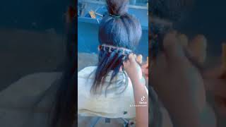 Cheveux défriser transformer en dreadlocks 🥰 [upl. by Fryd]