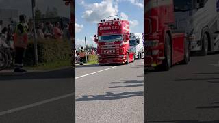 Dijkstra Haaksbergen amp Hoitink Scania Next Generation amp 164L Open Pipe V8 Truckstar Festival 2024 [upl. by Yhotmit927]