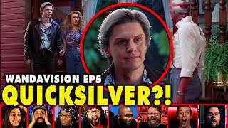 Reactors Reaction To Seeing Pietro AKA Quicksilver On Wandavision Episode 5  Mixed Reactions [upl. by Festa]