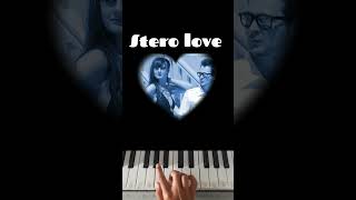 Stero love piano tutorial shorts [upl. by Mlehliw]