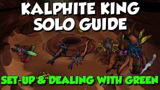 Kalphite King Solo Guide Runescape 3 How to Deal with Green amp SetUp [upl. by Siram]