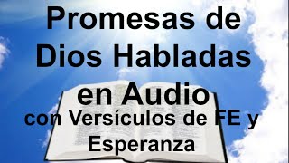 Promesas de Dios Habladas con Versículos de Amor FE Esperanza y Sentirás su Presencia y Amor [upl. by Hgielra619]