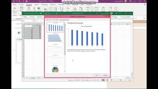 comment intégrer un graphique réalisé avec Excel sur OneNote [upl. by Audette]