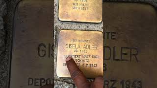 Stolpersteine  Stumbling Stones in Germanys street germany history berlin information tamil [upl. by Yruam]