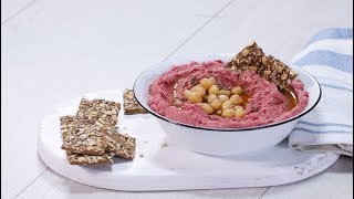 Recette facile de houmous à la betterave [upl. by Phedra744]