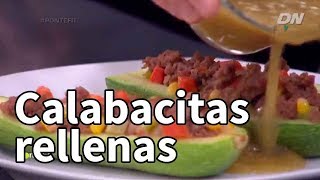 Receta económica de calabacitas rellenas [upl. by Marih954]