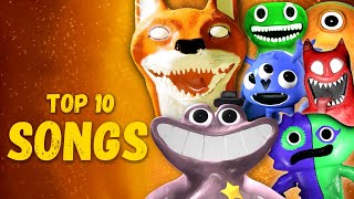 TOP 10 GARTEN OF BANBAN 5 SONGS  KITTYSAURUS Mr KICKSTER SHERIFF TOADSTER JESTER  by MORS [upl. by Conall341]