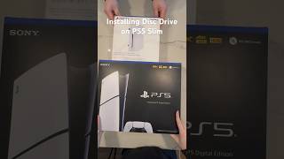 PS5 Slim Digital Disc Drive Installation ps5 ps5slim ps5digital [upl. by Luwana322]