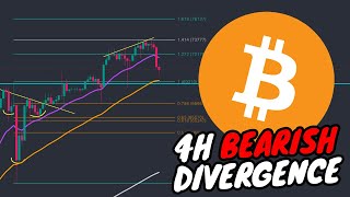 URGENT SHORT TERM BEARISH DIVERGENCE ON BITCOIN [upl. by Harikahs]