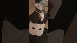 making therian mask all parts [upl. by Olnee11]