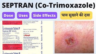 Septran tablet  Cotrimoxazole tablet in hindi  Cotrimoxazole uses  Septran ds tablet use in hindi [upl. by Cheffetz]