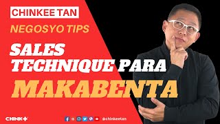 Negosyo Tips Sales Technique Para Makabenta [upl. by Backer]