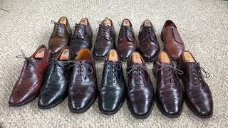 Shoe Collection video 1 of 3  Wingtips [upl. by Yarw463]