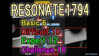 【STEPMANIA】RESONATE1794  KOHTA【beatmania IIDX】 [upl. by Hermina]