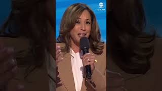 Kamala Harris enters the arena on opening night of the DNC [upl. by Alleda]