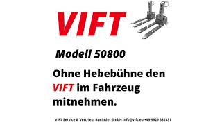 VIFT 50800 Stapler Mitnahmestapler Palettenheber Hubwagen Stadtplatz 39 94227 Zwiesel Deutschland [upl. by Maller]