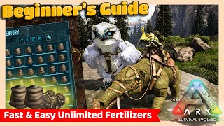 How to make or get Fertilizer  Fast amp Easy  ARK Survival Evolved [upl. by Phemia207]