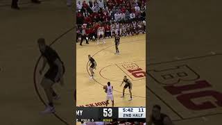 Xavier Johnson to Kelel Ware for the Slam vs Army  Indiana Mens Basketball [upl. by Lauzon]