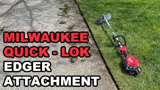 Milwaukee M18 QuickLok Edger Attachment Review [upl. by Uaeb]