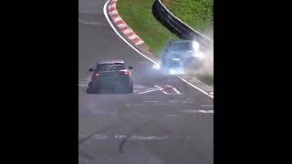 M3 Comp Gets Totalled by Rental Car on the Nürburgring bmw nürburgring race trending viralvideo [upl. by Melonie23]