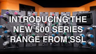 New 500 Series range from SSL featuring SiX CH and UV EQ [upl. by Haiasi]