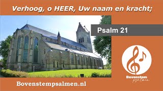 Psalm 21 vers 6 en 13 samenzang met bovenstem  Orgel André Nieuwkoop [upl. by Kannav]