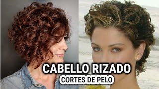 NUEVOS CORTES de CABELLO MODERNOS para PELO ONDULADO y RIZADO CORTES DE MODA PELO RIZADO y ONDULADO [upl. by Hamer]