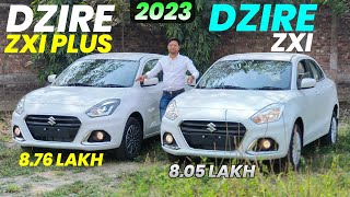 2024 Suzuki Dzire Zxi vs Zxi plus Comparison 🔥✅ l Dzire zxi vs top model comparison l MRCars [upl. by Losyram]