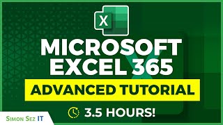 Microsoft Excel 365 Tutorial 3 Hours of Advanced Excel Training [upl. by Robin]