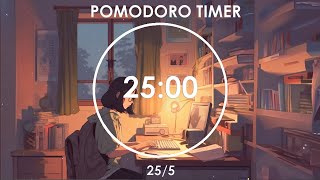 2Hour Study With Me  255 Pomodoro Timer  Focus Study and Working  Lofi Girl Beats  Day 10 [upl. by Brett]