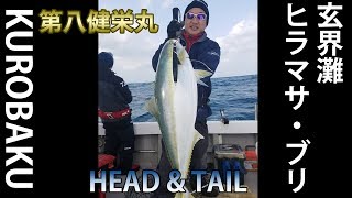 玄界灘 ヒラマサ・ブリ釣り キャスティング・ジギングゲームKingfish quotYellowtail amberjackquot Fishing Jigging amp Casting Game [upl. by Eelamme683]