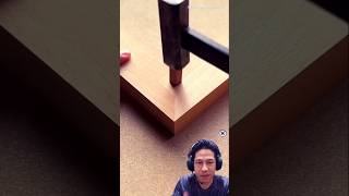 Japanese Wood Joinery🛠️🔥✅ woodworking wood joining [upl. by Walston]