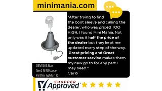 Customer Top Rated 5star Review MINI Cooper Shift Boot from MINI Mania [upl. by Monsour]