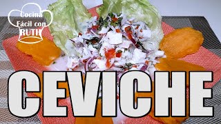 CEVICHE DE PESCADO RICO Y FÁCIL DE PREPARAR ¡PRUÉBALO [upl. by Savior71]