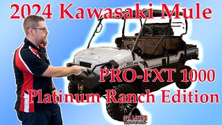 2024 Kawasaki Mule™ PROFXT 1000 Platinum Ranch Edition  Full Walkaround and Features Overview [upl. by Swainson]