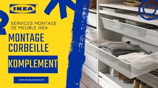 Montage komplement Ikea corbeille pour dressing PAX [upl. by Miculek]