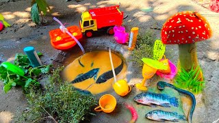 catch fish using mini water pump  fishing exciting  diy tractor ‪Minifish24 [upl. by Habeh]