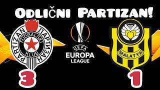 Partizan  Malatyaspor 31  Fantastična igra Partizana Analiza [upl. by Aryek804]