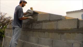 comment faire le mur pignon dune maisonhow to make the gable wall of a house [upl. by Atinreb]