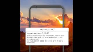 🌅 Reflexiona en la misericordia de Dios 🌅  Lamentaciones 32223 🙏✨ confíaendios paz [upl. by Inaleon]