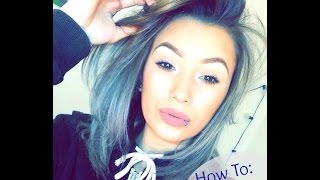 How To Get Ash Grey  Granny Hair Easy  Demo [upl. by Edroi]