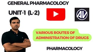 General Pharmacology L2 Various route of Drug administration [upl. by Enitram886]