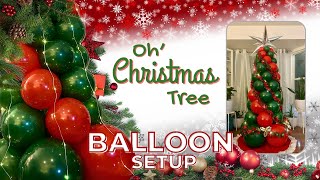 Tired of old Christmas Tree Try this Balloon Christmas Tree  Balloon Decoration Ideas  How to [upl. by Rabkin]