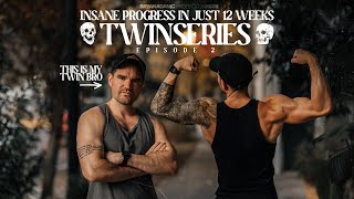 TWINSERIES EP 2 insane progress in just 12 weeks amp lessons learned so far 💀💀 [upl. by Eladal841]