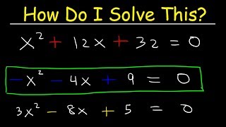 How To Solve Quadratic Equations By Completing The Square [upl. by Annavas660]