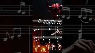 Tartini Devils Trill Sonata Graphical Notation  Allegro violin classicalmusic tartini [upl. by Tempest]