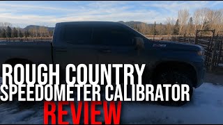 Rough Country Speedometer Calibrator Review 2021 Silverado [upl. by Akirat392]