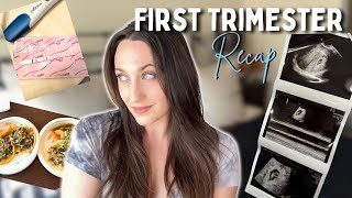 First Trimester Recap  Unusual Pain Cravings Supplements  Weeks 112 [upl. by Lunneta]