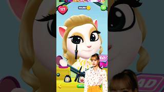 Lisa Blackpink Makeover By Talking Angela shorts viralvideo video mytalkingangela2 [upl. by Lokim]