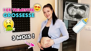 MA GROSSESSE 👶🏼  Premier TRIMESTRE  Symptômes complications après 2 fausses couches [upl. by Animrelliug925]